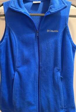 Columbia Women's Benton Springs Full Zip Fleece Vest Light Blue